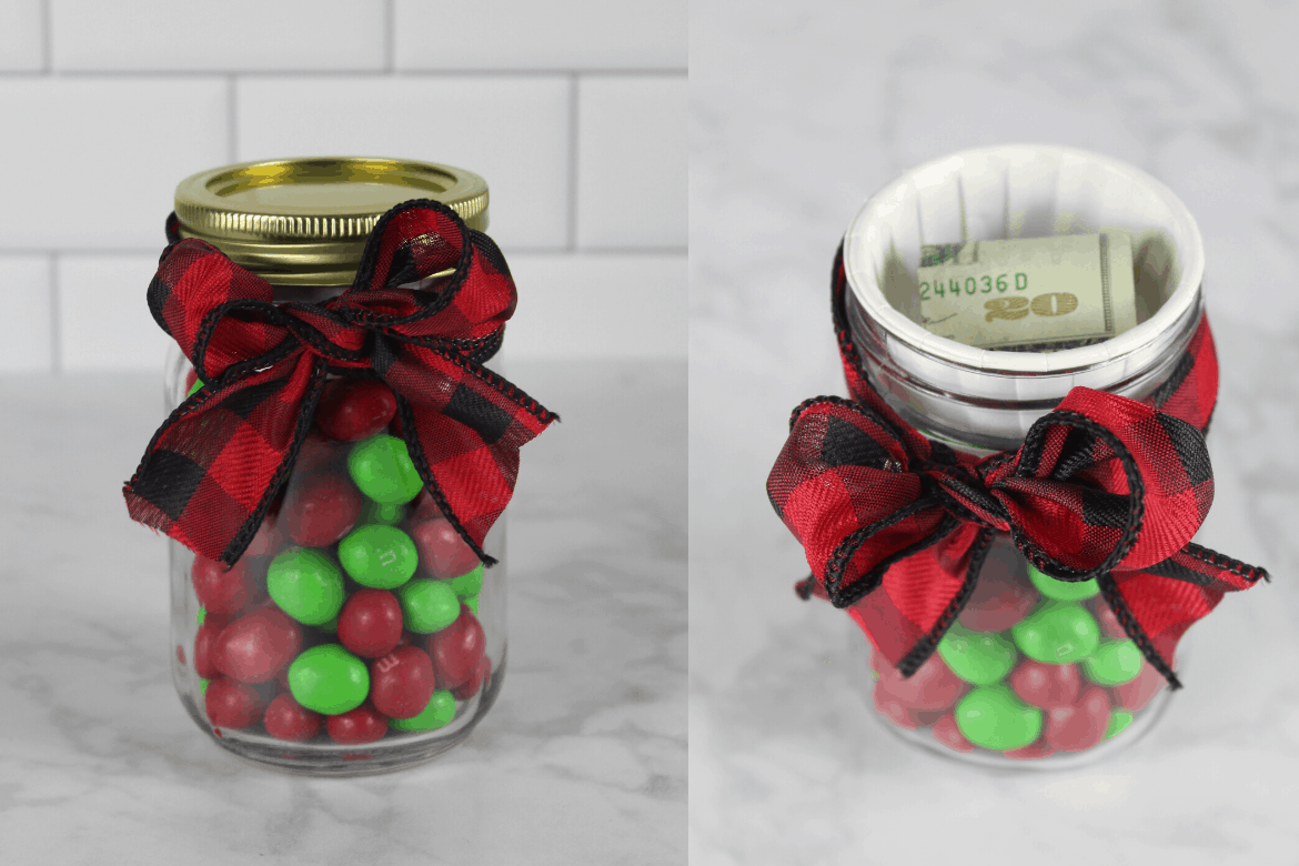 Genius DIY Hidden Money Jar Christmas Gift