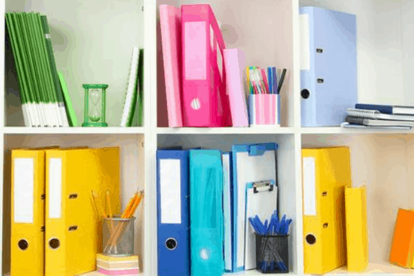 Homeschool Workstation Storage Ideas and Organization Tips - meori